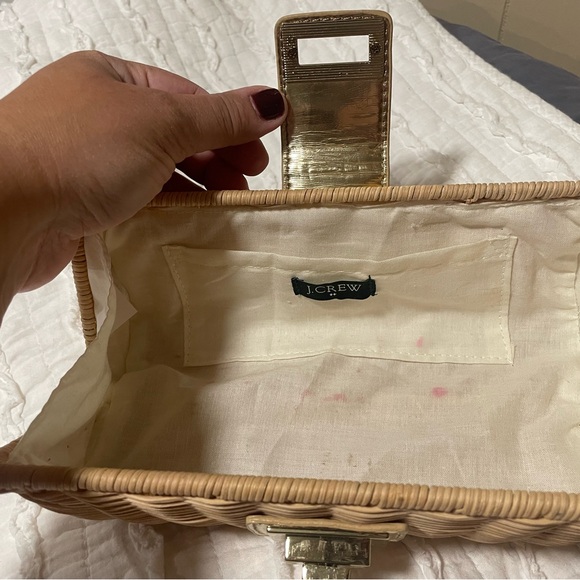 J CREW clutch. Great condition! Gold clasp - Picture 3 of 5